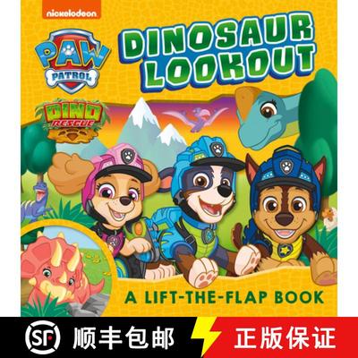 【4周达】PAW Patrol Dinosaur Lookout Lift-the-Flap Book [9780008681951]