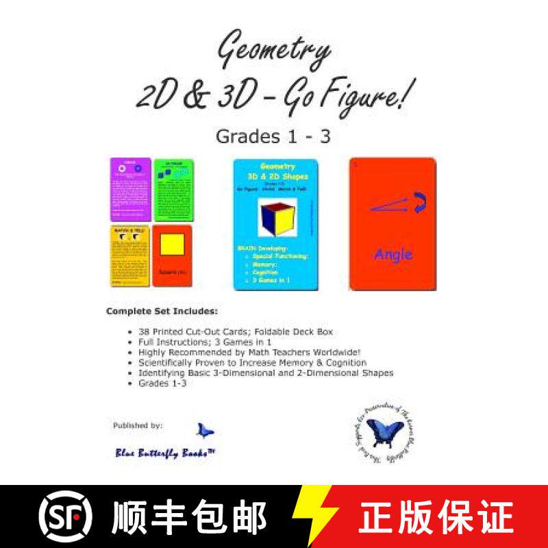 预订 Geometry 3D & 2D: Go Figure! [9780992053031]