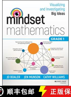 【3-4周达】Mindset Mathematics: Visualizing And Investigating Big Ideas, Grade 1 [Wiley教育学] [9781119358626]