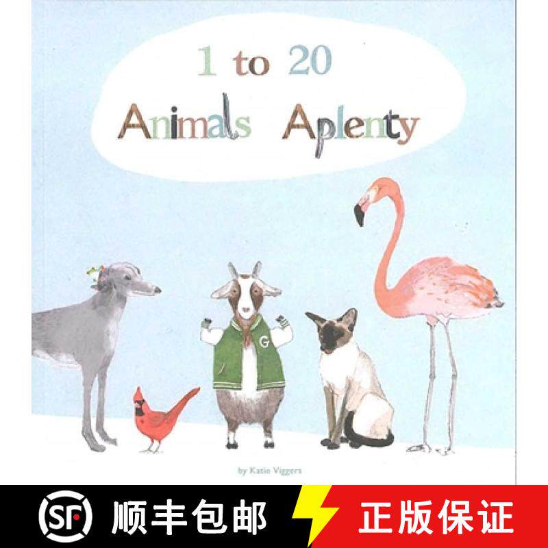 预订 1 to 20, Animals Aplenty [9781648230554]