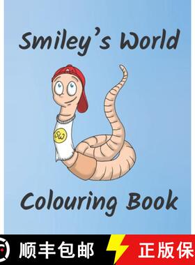 【3-4周达】Smiley's World Colouring Book [9781987982473]