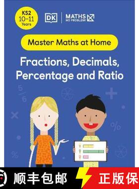 【3-4周达】Maths  No Problem! Fractions, Decimals, Percentage and Ratio, Ages 10-11 (Key Stage 2) [9780241539538]