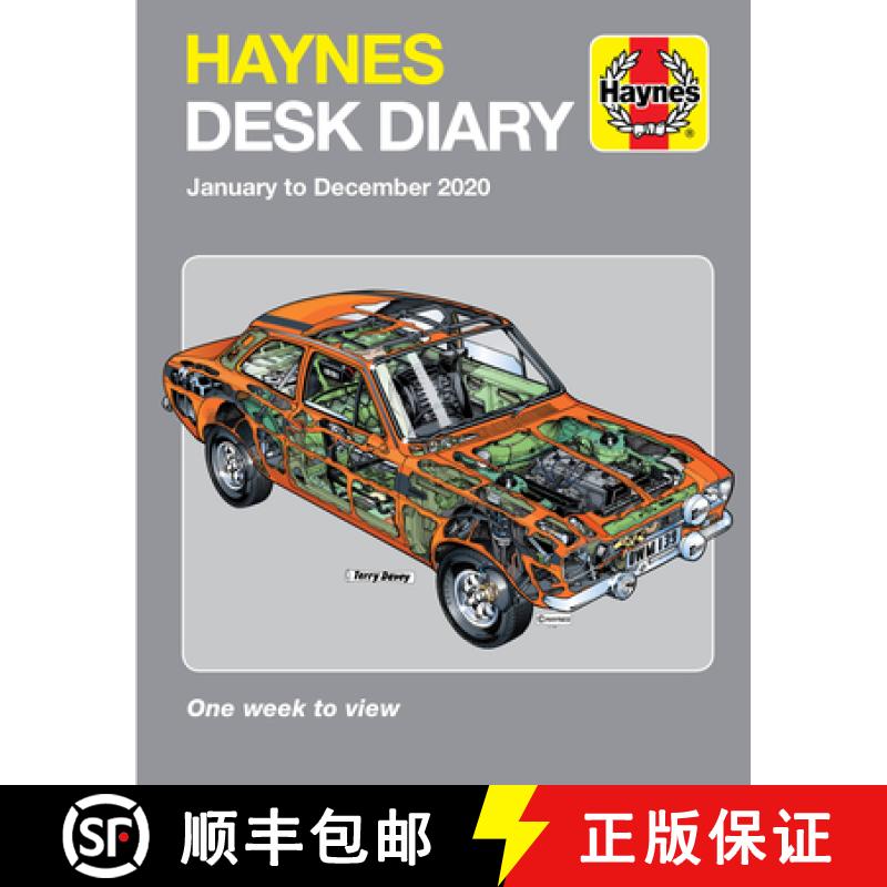 【2-3周达】Haynes 2020 Desk Diary: January to December 2020. One Week to View. [9781785216527]