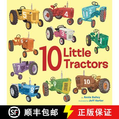 【3-4周达】10 Little Tractors [9780593301333]