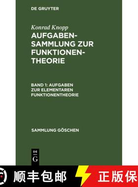预订 Aufgaben zur elementaren Funktionentheorie [9783111007809]