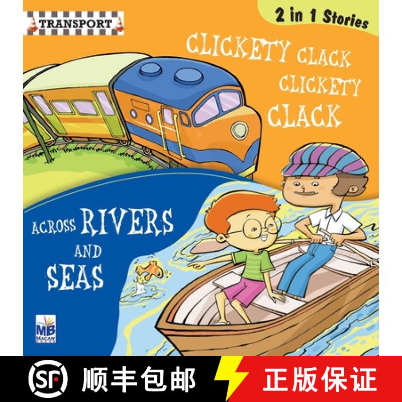 【2-3周达】Transport: Clickerty clack and across river [9781640358119]
