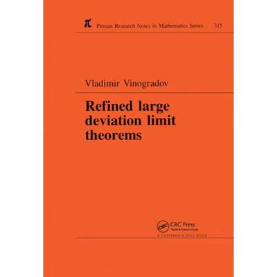 【4周达】Refined Large Deviation Limit Theorems [9780367449346]