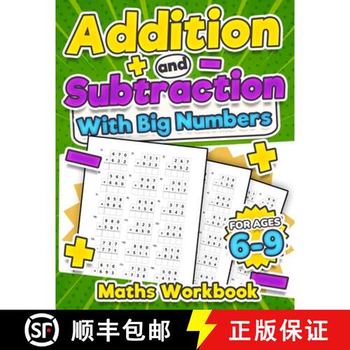 【3-4周达】Addition and Subtraction Maths Workbook | Kids Ages 5-8 | Adding and Subtracting | 110 Tim... [9781739114442]