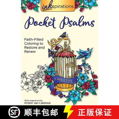 现货 Inkspirations Pocket Psalms: Faith-Filled Coloring to Restore and Renew [9780757319730]
