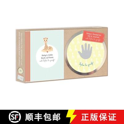 【3-4周达】Baby's Handprint Kit and Journal with Sophie La Girafe(r) [With Clay] [9781615193646]