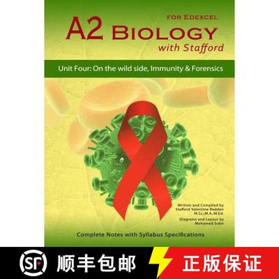 预订 A2 Biology With Stafford: Unit 4: On The Wild Side, Immunity & Forensics [9788191070538]