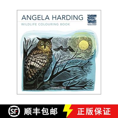 【3-4周达】Woodlands (Angela Harding) Colouring Book [9781835622940]