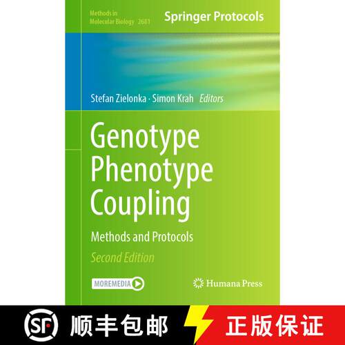 【3-4周达】精装 Genotype Phenotype Coupling : Methods and Protocols (Second Edition 2023) [9781071632789]