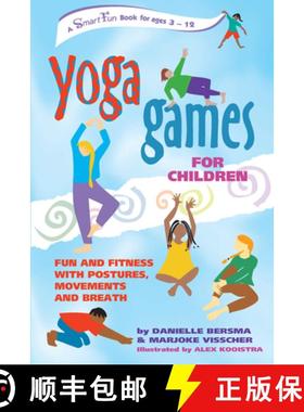 【3-4周达】Yoga Games for Children: Fun and Fitness with Postures, Movements and Breath [9780897933896]