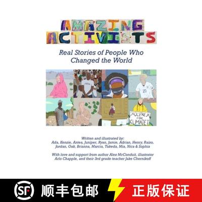 【3-4周达】Amazing Activists : Real Stories of People Who Changed the World [9780985199876]