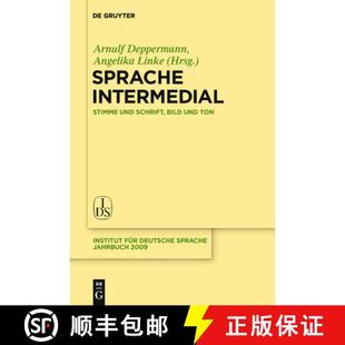 und Schrift Bild 预订 9783110222050 intermedial：Stimme Ton Sprache
