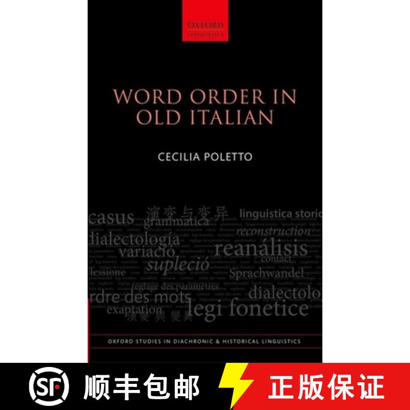 【3-4周达】Word Order in Old Italian [9780199660247]