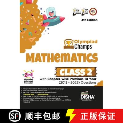 【3-4周达】Olympiad Champs Mathematics Class 2 with Chapter-wise Previous 10 Year (2013 - 2022) Quest... [9789355644350]
