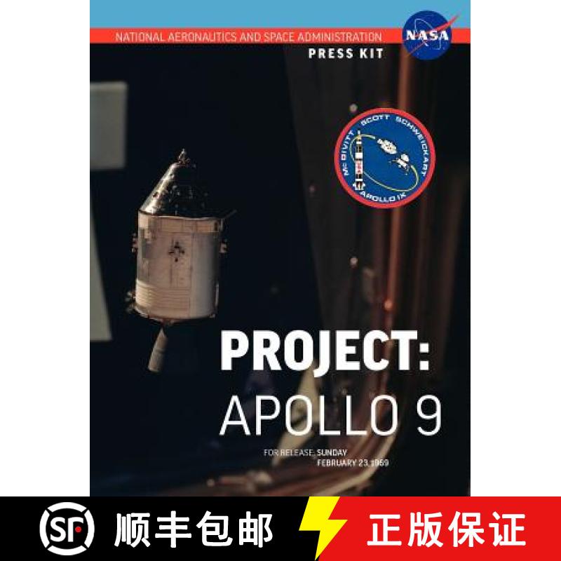 【2-3周达】Apollo 9: The Official NASA Press Kit [9781780398587]