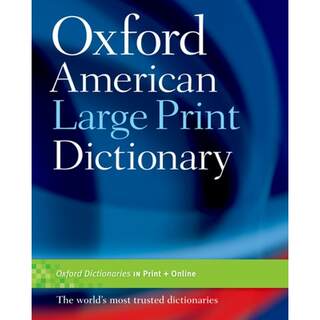 【4周达】The Oxford American Large Print Dictionary [9780195300789]