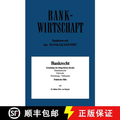【3-4周达】Bankrecht: Grundzüge Des Bürgerlichen Rechts, Familienrecht, Erbrecht, Vertretung -- Vol... [9783409013284]