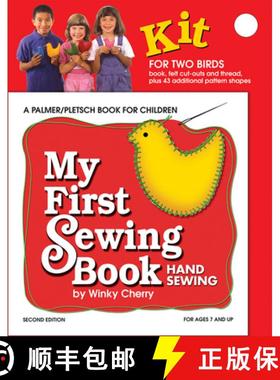 预订 My First Sewing Book Kit: Hand Sewing [With Poster and Straight Pins/Needle/Pin Cushion/Snippers... [9780935278859]