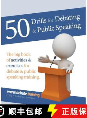 【3-4周达】50 Drills for Debating & Public Speaking [9780958190589]