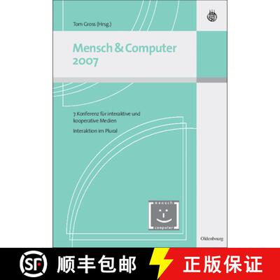 【3-4周达】精装 Mensch & Computer Interaktion 2007 – Interaktion im Plural [9783486584967]