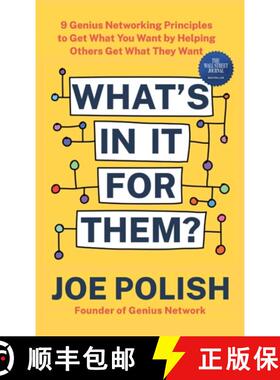 【3-4周达】What's in It for Them?: 9 Genius Networking Principles to Get What You Want by Helping Oth... [9781837821020]
