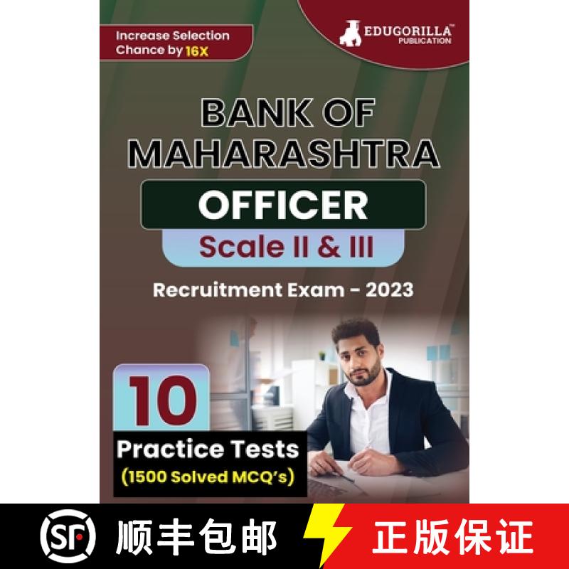 【2-3周达】Bank of Maharashtra Officer Scale - II & III Recruitment Exam Book 2023 (English Edition) ... [9789355568359]