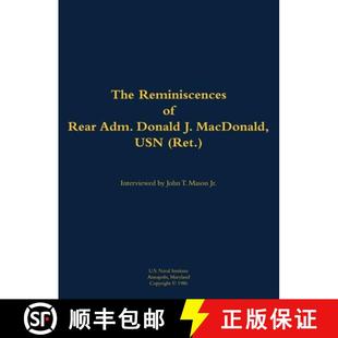 Ret. 3周达 Reminiscences Adm. USN 1908 MacDonald The Donald 9781682691564 1997 Rear