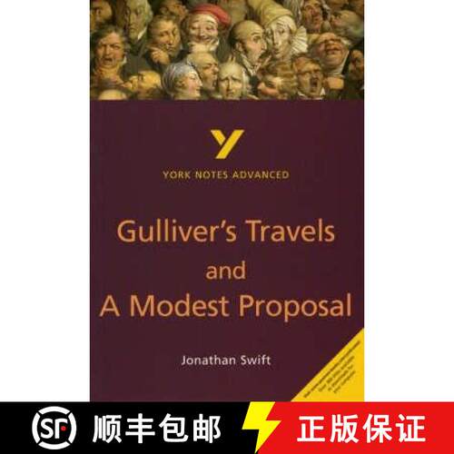 【3-4周达】Gulliver's Travels and A Modest Proposal everything you need to catch up, study and prepar... [9780582424760]
