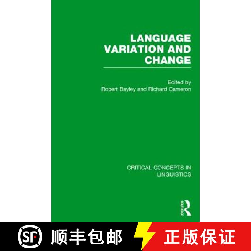【3-4周达】LANGUAGE CHANGE AND VARIATION, CC I [9780415731089]