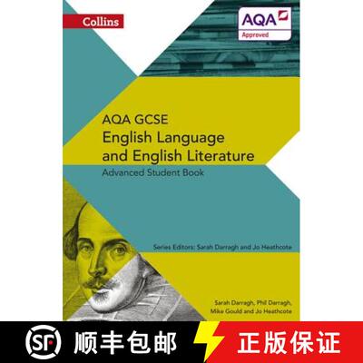 【3-4周达】Collins AQA GCSE English Language and English Literature: Advanced Student Book [9780007596805]