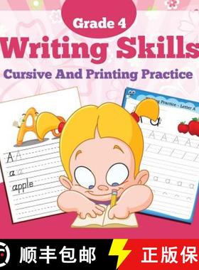 【3-4周达】Grade 4 Writing Skills: Cursive And Printing Practice [9781682123362]
