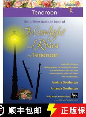 【3-4周达】Brilliant Bassoon book of Moonlight and Roses for Tenoroon: Romantic solos, duets (with ba... [9781914510250]