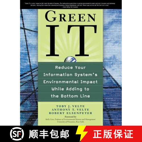 【3-4周达】Green It: Reduce Your Information System's Environmental Impact While Adding to the Bottom... [9780071599238]