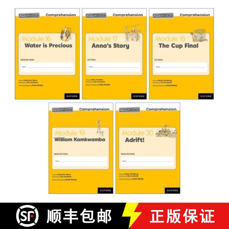 【3-4周达】Read Write Inc. Comprehension: Modules 16-20 Mixed Pack of 5 (1 of each title) [9781382043144]