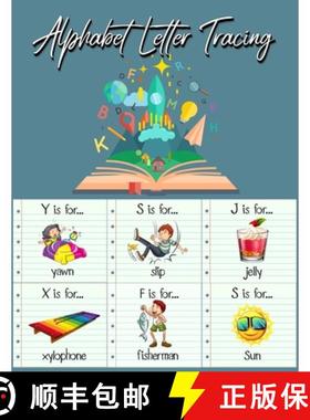 预订 Alphabet Letter Tracing: Practice Pages Preschool Practice Handwriting Workbook: Pre K, Kinderga... [9782467433072]