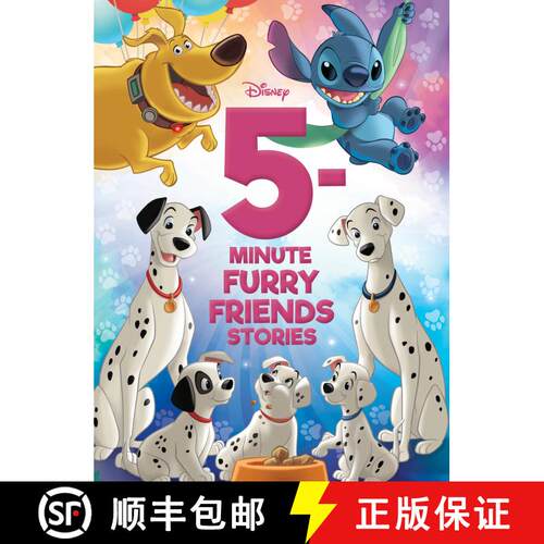 精装 5-Minute Disney Furry Friends Stories [9781368063920]