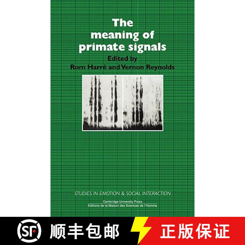 【3-4周达】Meaning of Primate Signals: - The Meaning of Primate Signals [9780521087735] - 实物图