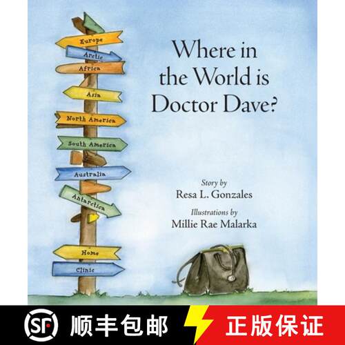 【3-4周达】精装 Where in the World is Doctor Dave? [9798218600983]