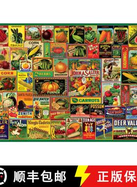 预订 Vintage Seed Packets 1000 Piece Jigsaw Puzzle [9781441336873]