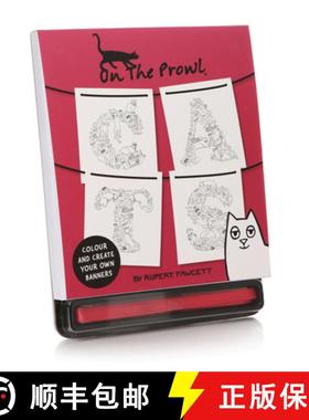 【3-4周达】On the Prowl: Cats: Colour and Create Your Own Banners [9781912867141]