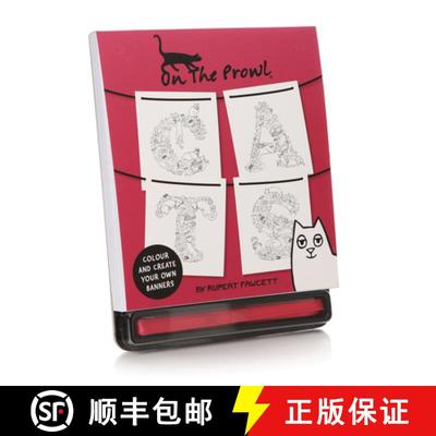 【3-4周达】On the Prowl: Cats: Colour and Create Your Own Banners [9781912867141]