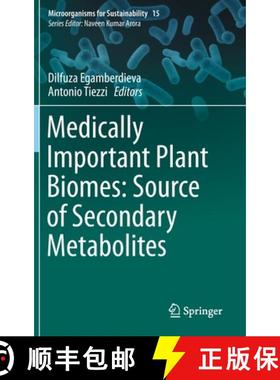 【3-4周达】Medically Important Plant Biomes: Source of Secondary Metabolites [9789811395659]