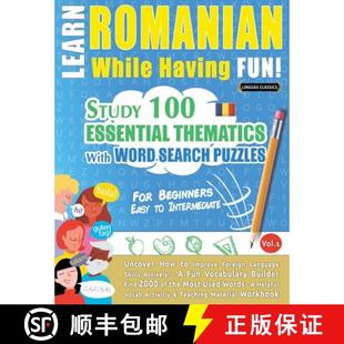 Learn For ESSENTIAL Having THE... While 100 Beginners 預(yù)訂 STUDY Romanian Fun EASY 9782491792633 INTERMEDIATE