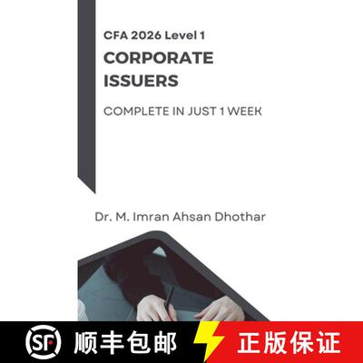【3-4周达】Cfa 2026: Level 1 corporate Issuers [9798224569625]