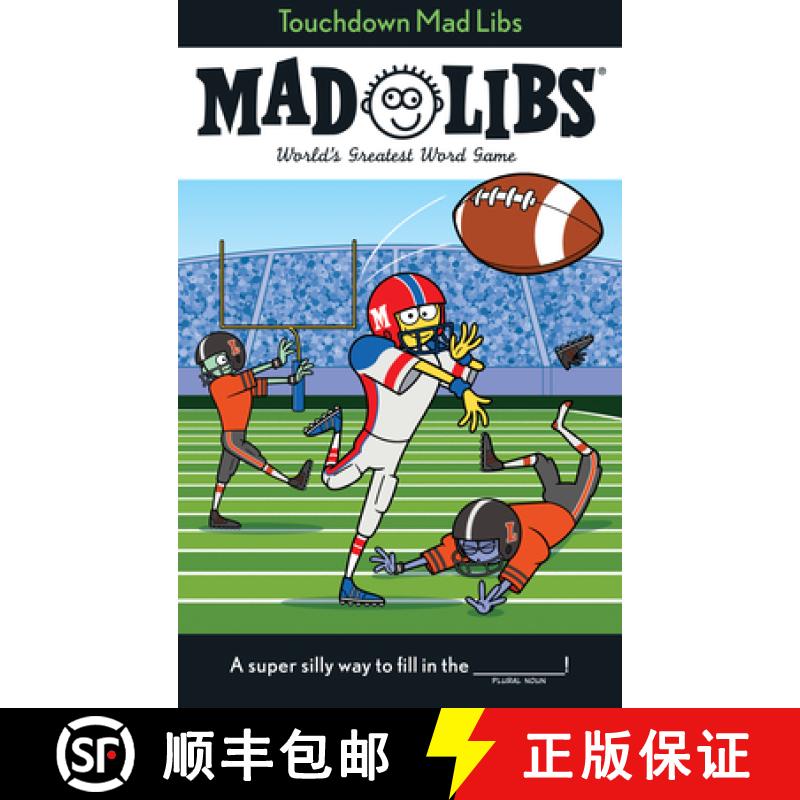 【3-4周达】Touchdown Mad Libs: World's Greatest Word Game about Football [9780593658345]