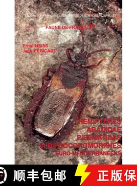预订 Faune de France, Volume 91: Hémiptères Aradidae, Piesmatidae et Dipsocoromorphes Euro-Méditer... [9782903052294]